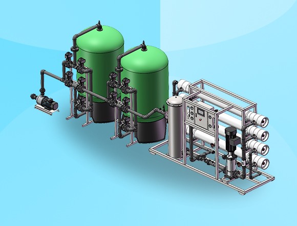 8噸/時 反滲透設備，海南水處理生產廠家長期提供純水設備